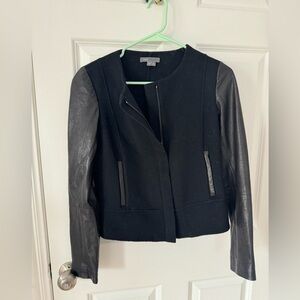 Vince leather and wool jacket. Size XS.
